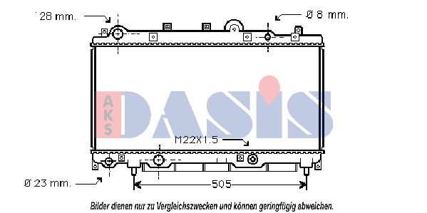 AKS DASIS Radiators, Motora dzesēšanas sistēma 081010N